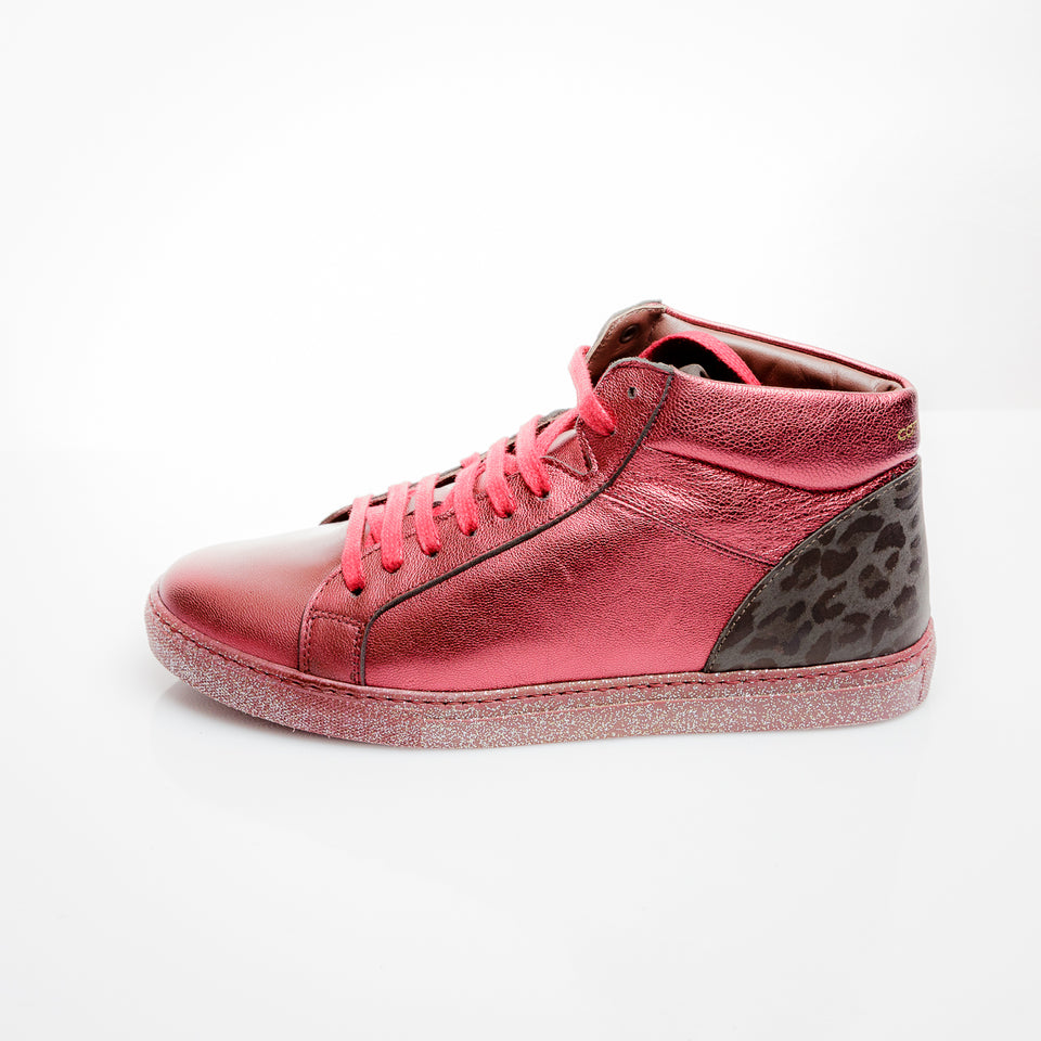 Sneaker red/leo