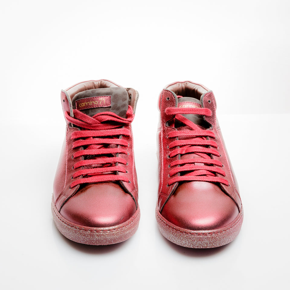 Sneaker red/leo