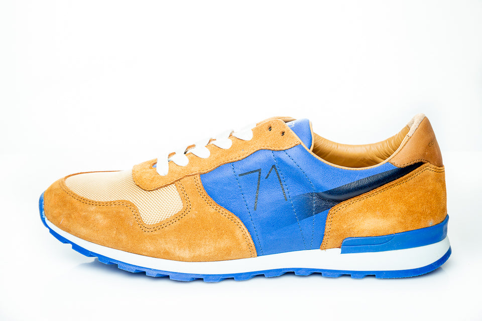 Sneaker blau/beige