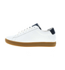 women sneaker in white/navy leather | camino71