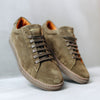 men sneaker in olive suede leather | camino 71