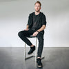 black men sneaker in suede leather | camino 71