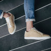 men sneaker in beige suede leather | camino71