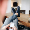 men sneaker navy suede leather | camino 71