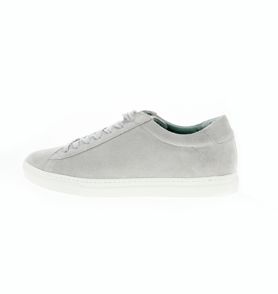 Handmade men sneaker in suede grey leather | camino71