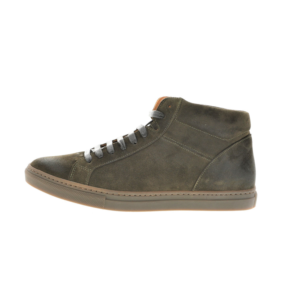 men sneaker olive suede leather | camino 71