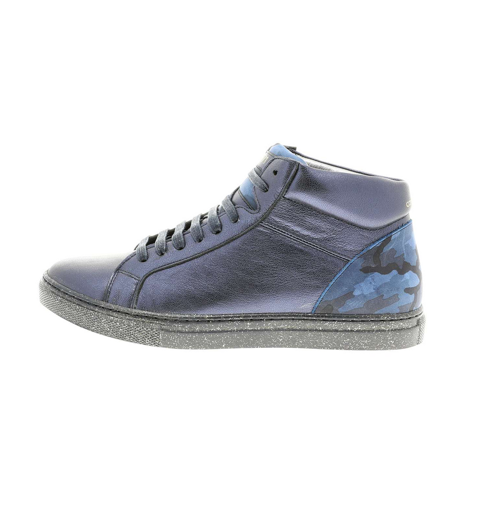 High navy_camouflage sneaker