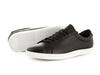 Elegant leather sneaker black white | camino71