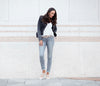 Handmade leather sneaker for women nude | camino71