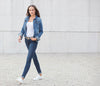 Sporty women's leather sneaker all white summer | camino71