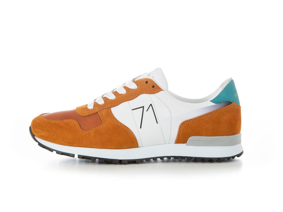 Sneaker weiss-braun