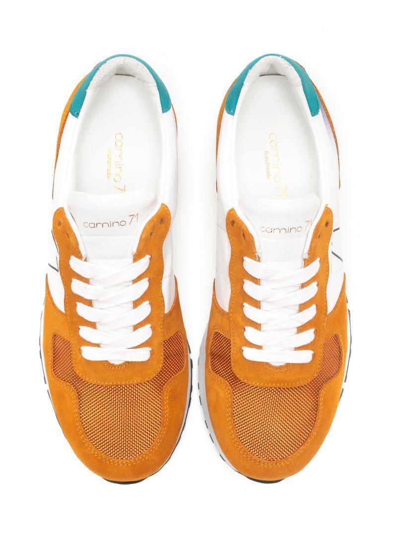 Sneaker weiss-braun