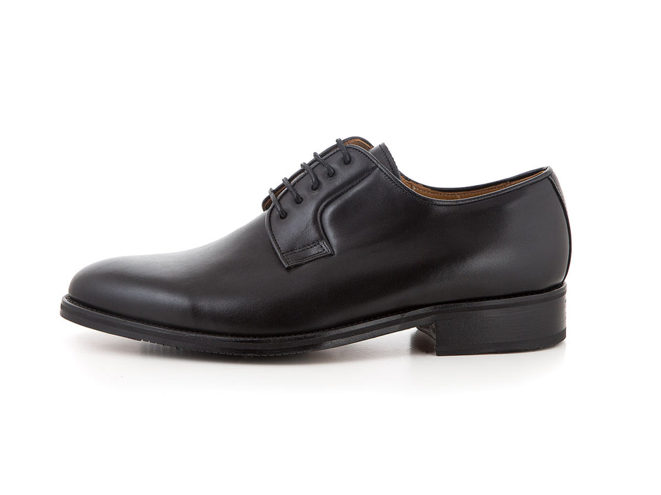 Classic handmade leather shoes all black for suits | camino71
