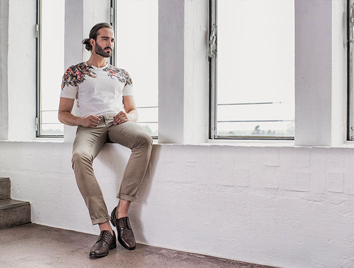 Handmade business leather shoes cognac wedding | camino71