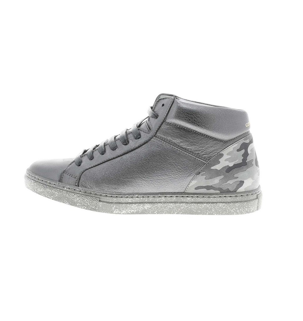 High grey_camouflage sneaker