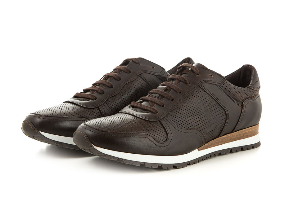 Men’s shoes made of soft leather brown business | camino71
