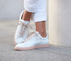 Handmade white leather sneaker  | camino71