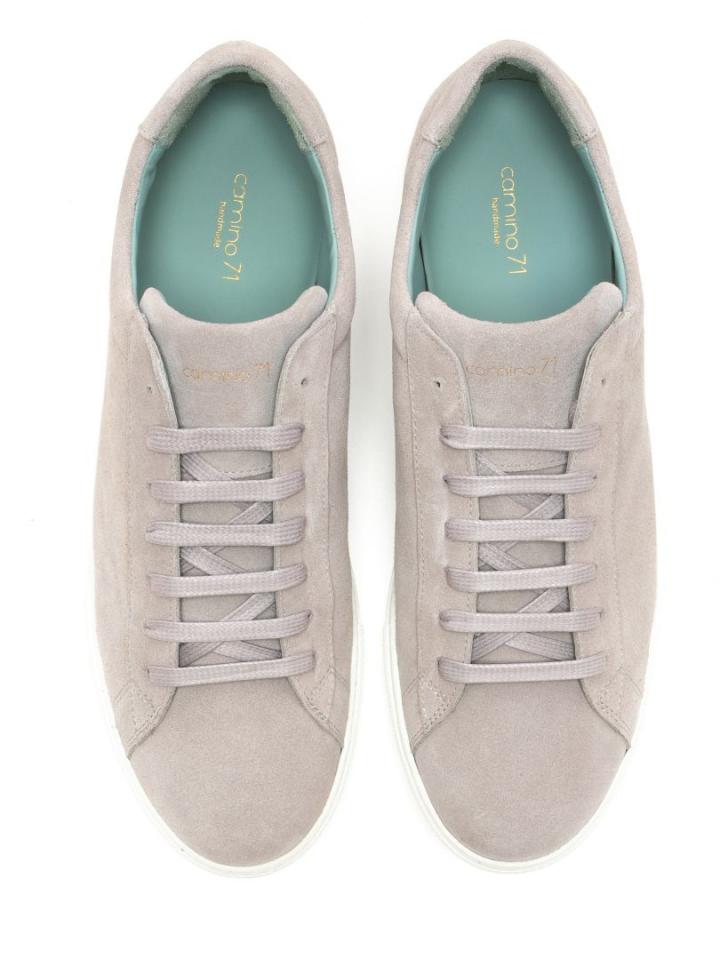 High-quality men’s sneaker grey suede leather | camino71